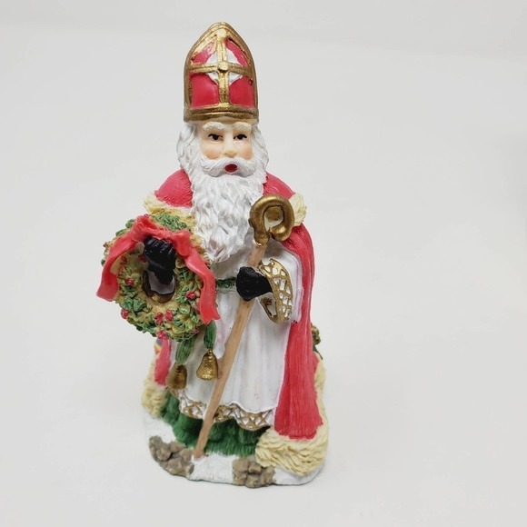 20.The International Santa Claus Collection St Nicholas Austria Ceramic Figurine - Picture 2 of 8